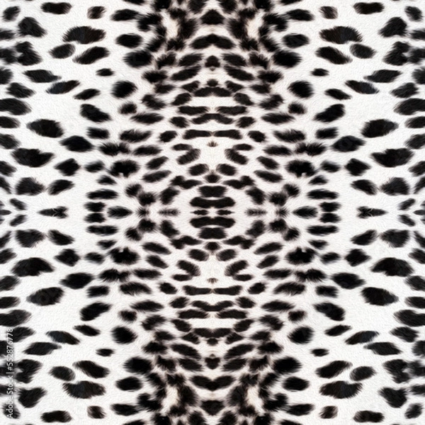 Obraz Seamless leopard pattern, jaguar texture, African animal print.