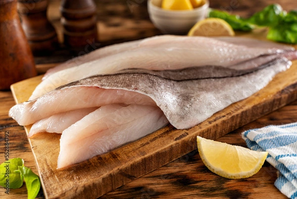 Obraz Fresh Haddock Fillets