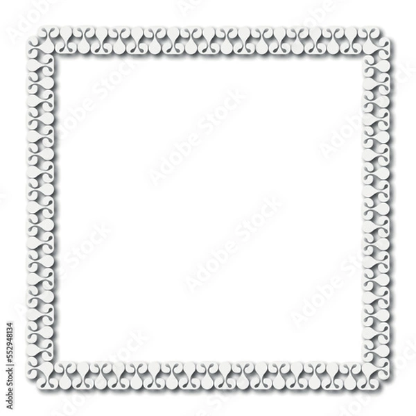 Obraz frames in vintage style with elements of ornament, art, pattern, background, texture, Vector illustration eps 10, Art.