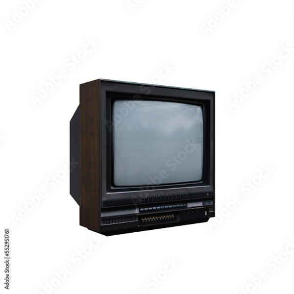 Obraz vintage tv set isolated