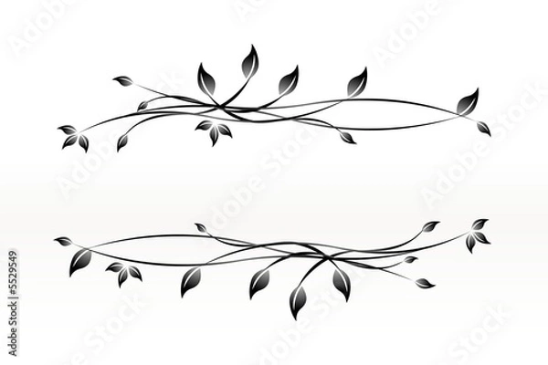 Obraz Floral Design Border