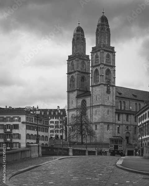 Fototapeta In the historic centre of Zurich