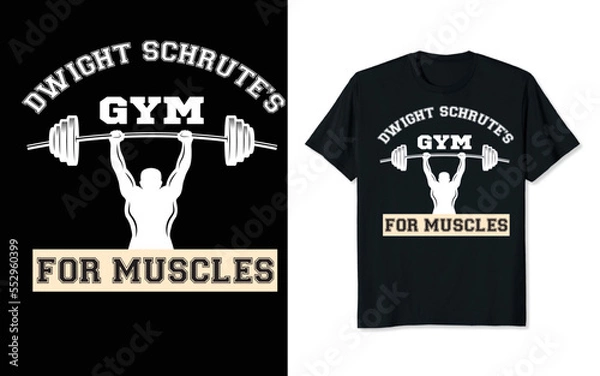 Obraz DWIGHT SCHRUTE'S GYM FOR MUSCLES