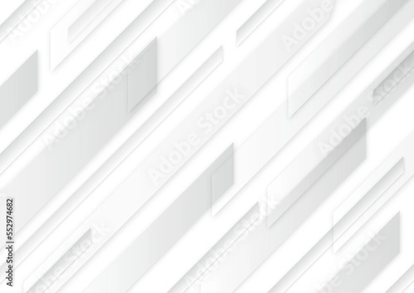 Obraz タイトル : 背景　グレー　白　ストライプ　斜め　シンプル　幾何学　直線　グラデーション　ボーダー　模様　Background gray white stripe diagonal simple geometric straight line gradation border pattern