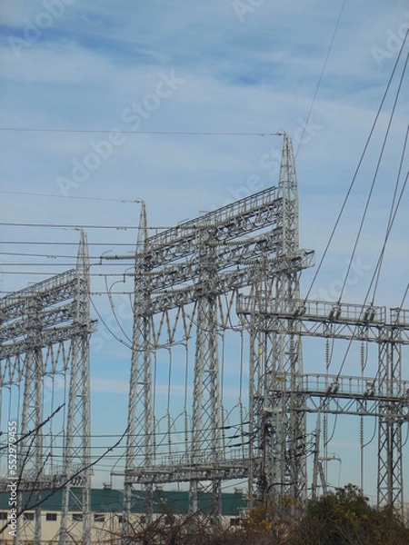 Fototapeta 変電所
