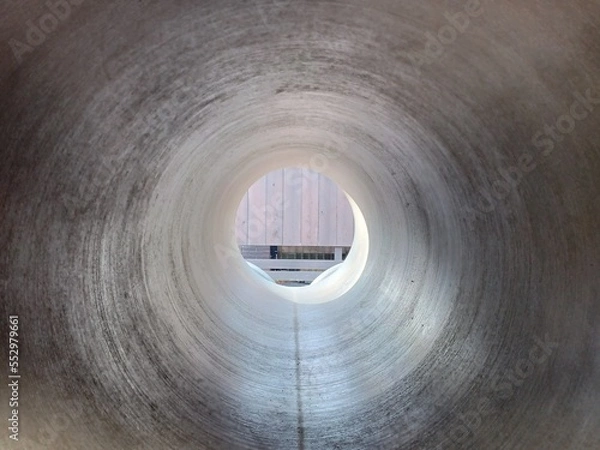 Fototapeta 土管を覗いて