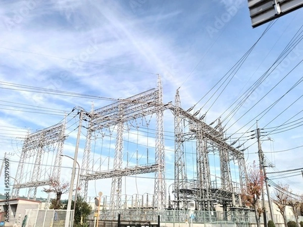 Fototapeta 変電所