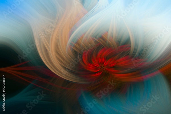 Obraz Abstract Colorful Twirl Background 005