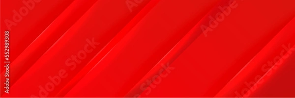 Fototapeta Abstract red banner
