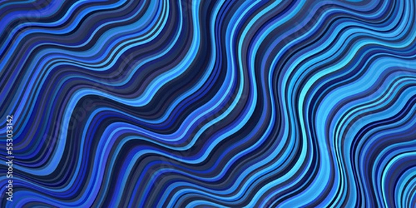 Fototapeta Light BLUE vector background with lines.