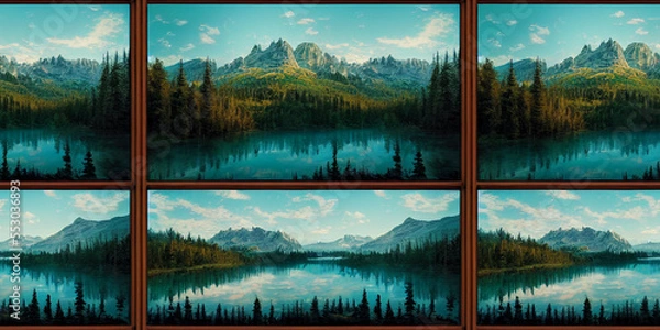 Fototapeta nature abstract sameless pattern background 