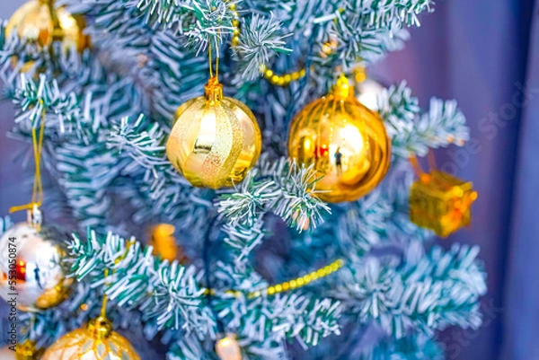 Obraz クリスマスツリーのオーナメント