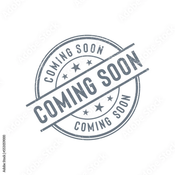 Obraz Coming Soon Stamp Grunge Vector Template