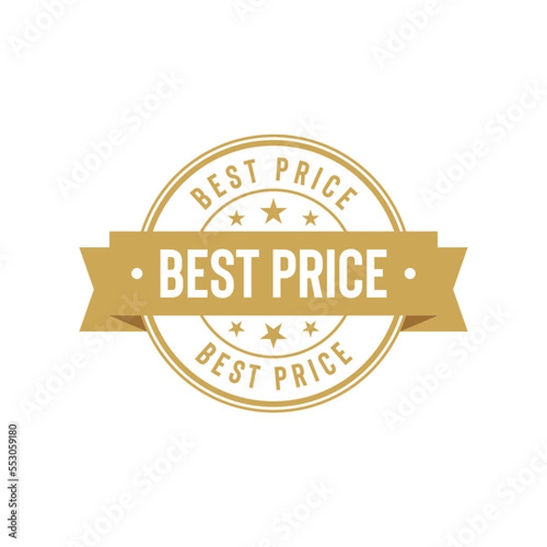 Obraz Best Price Stamp Seal Vector Template