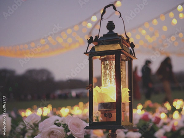 Obraz lantern in the garden