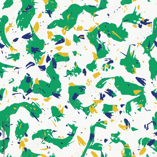 Obraz Colorful abstract hand drawn seamless pattern
