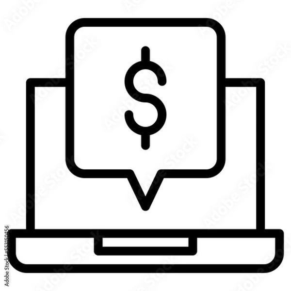 Fototapeta electronic auction icon