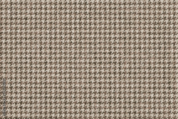 Obraz grungy ragged fabric texture light tweed beige ribbed  seamless ornament for gingham plaid tablecloths shirts tartan clothes dresses bed