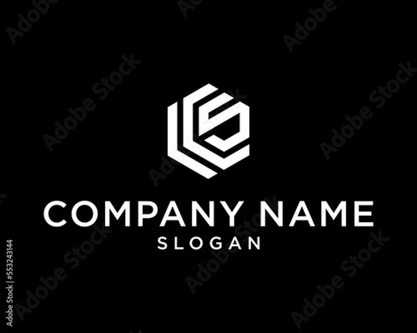 Fototapeta business logo design STACK LOGO INITIAL LOGO S MODERN LOGO VECTOR