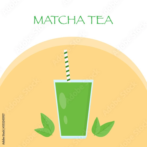 Obraz this is a green tea, matcha tea