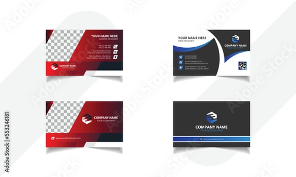 Obraz Professional Simple Elegant business card template design