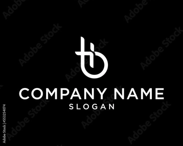 Obraz logo for business MODERN LOGO HB ABSTRAC SIMPLE VECTOR LOGO