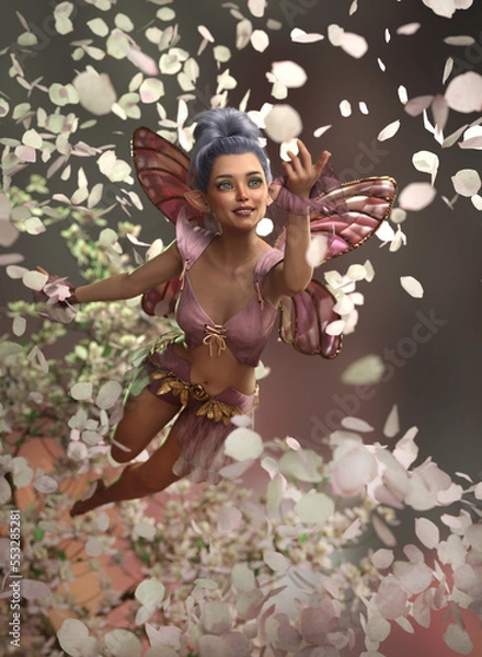 Obraz Blossom Joy, 3d CG