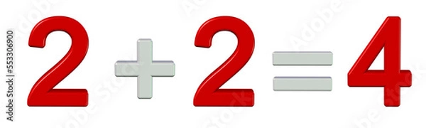 Fototapeta 2+2= 4