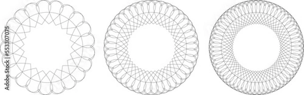 Fototapeta Design background. Figure from lines. Pattern abstraction. Geometry vector illustration.