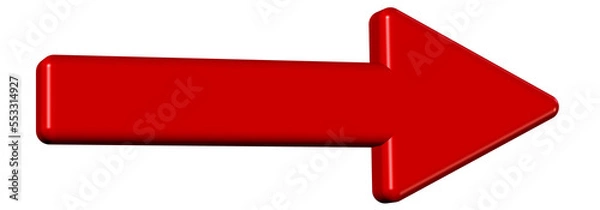 Fototapeta red arrow icon