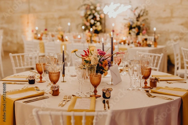 Obraz Réception de mariage