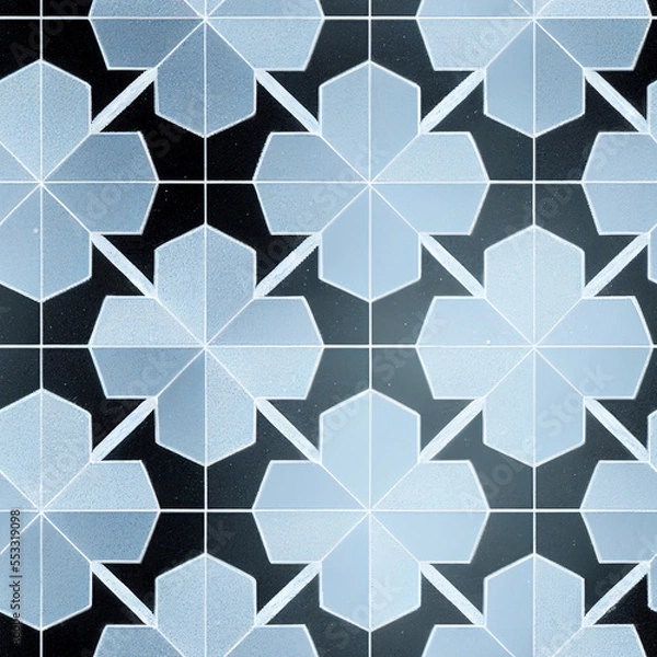 Obraz Seamless Snowflakes Christmas Patterns 