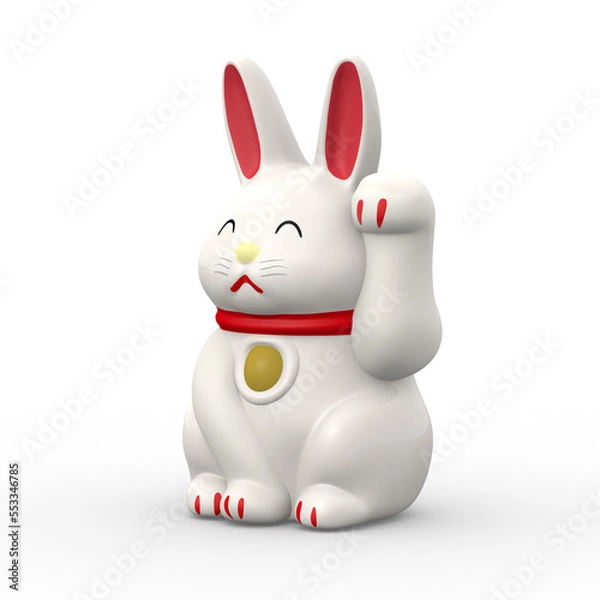 Fototapeta 招きうさぎ