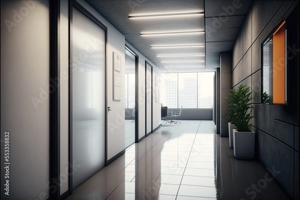 Obraz Digital illustration about house interior.