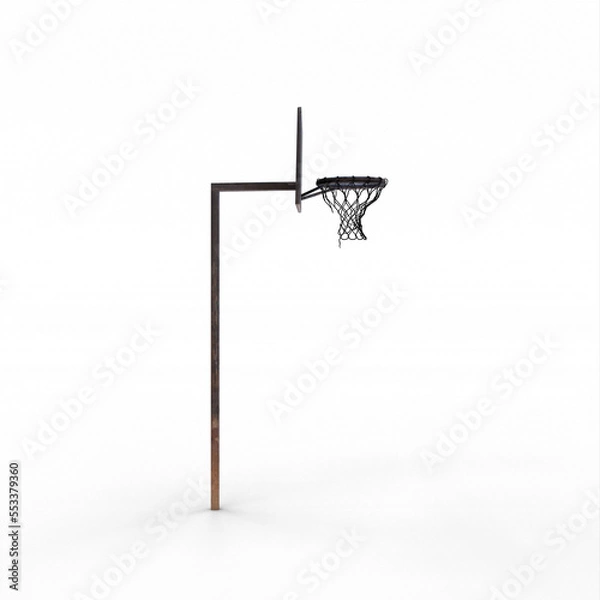 Obraz An old basketball hoop