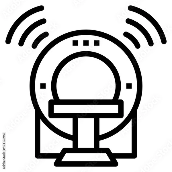 Obraz mri outline icon