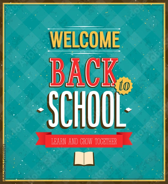 Fototapeta Back to school design.
