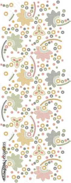 Fototapeta Abstract design print on plain base