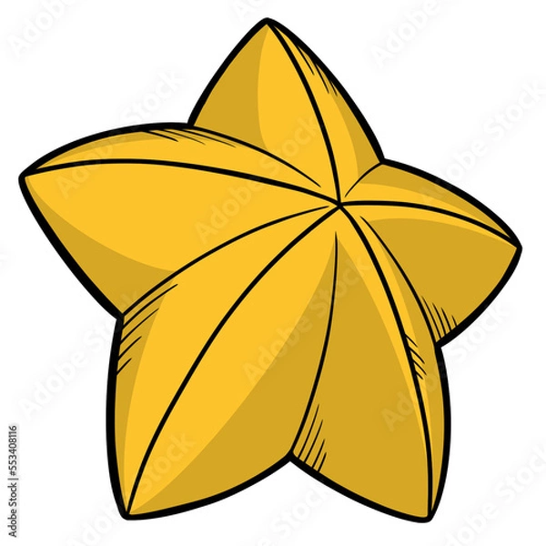 Obraz Star Christmas cartoon collection - element color clipart designed 