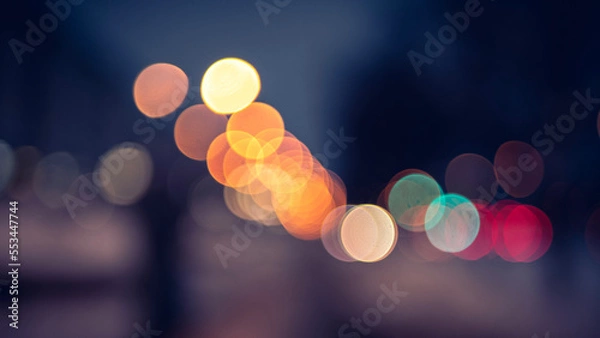 Fototapeta lights in the night