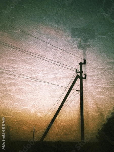 Fototapeta camera on the wall