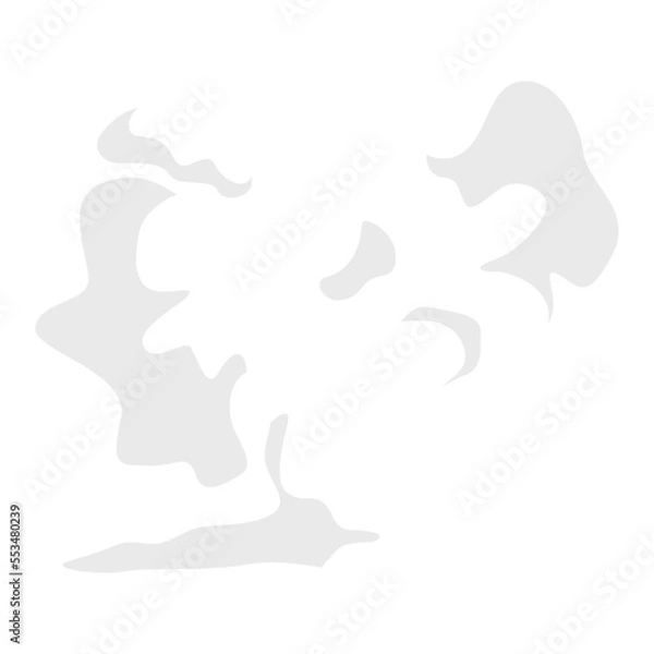 Fototapeta Cartoon Smoke Cloud Vector