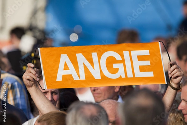 Fototapeta Wahlkampfslogan