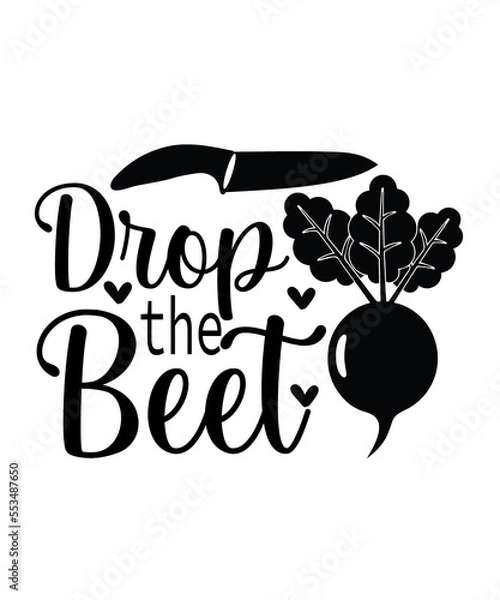 Fototapeta drop the beet svg