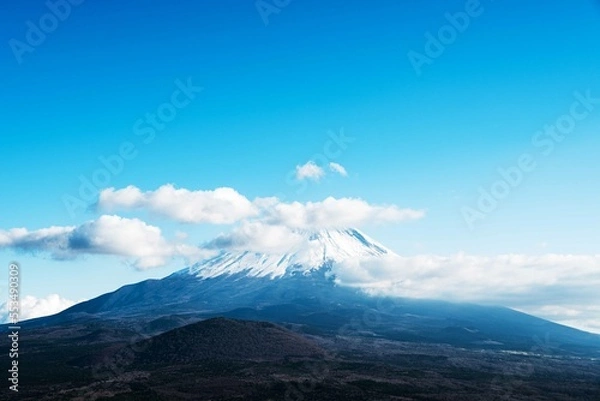 Obraz 冬の富士山