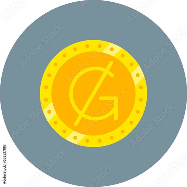 Obraz Guarani Multicolor Circle Flat Icon
