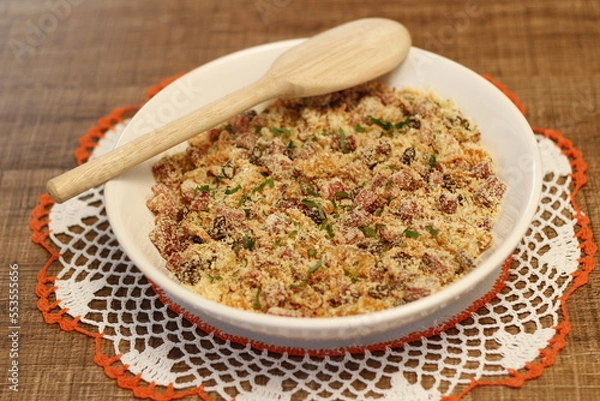 Fototapeta Farofa Damasco e Bacon