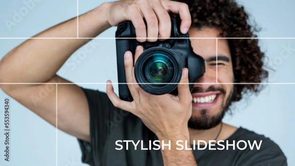 Fototapeta Stylish Slideshow Media Replacement