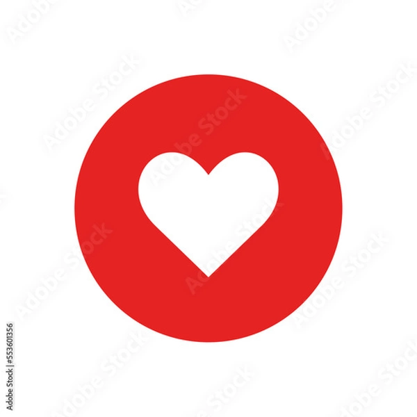 Fototapeta Heart icon