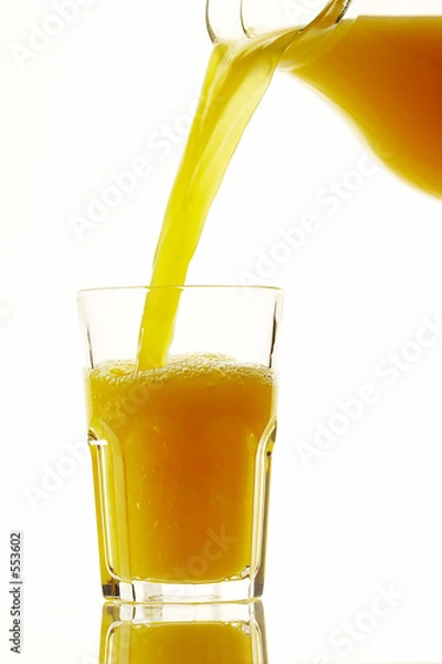 Fototapeta flowing juice